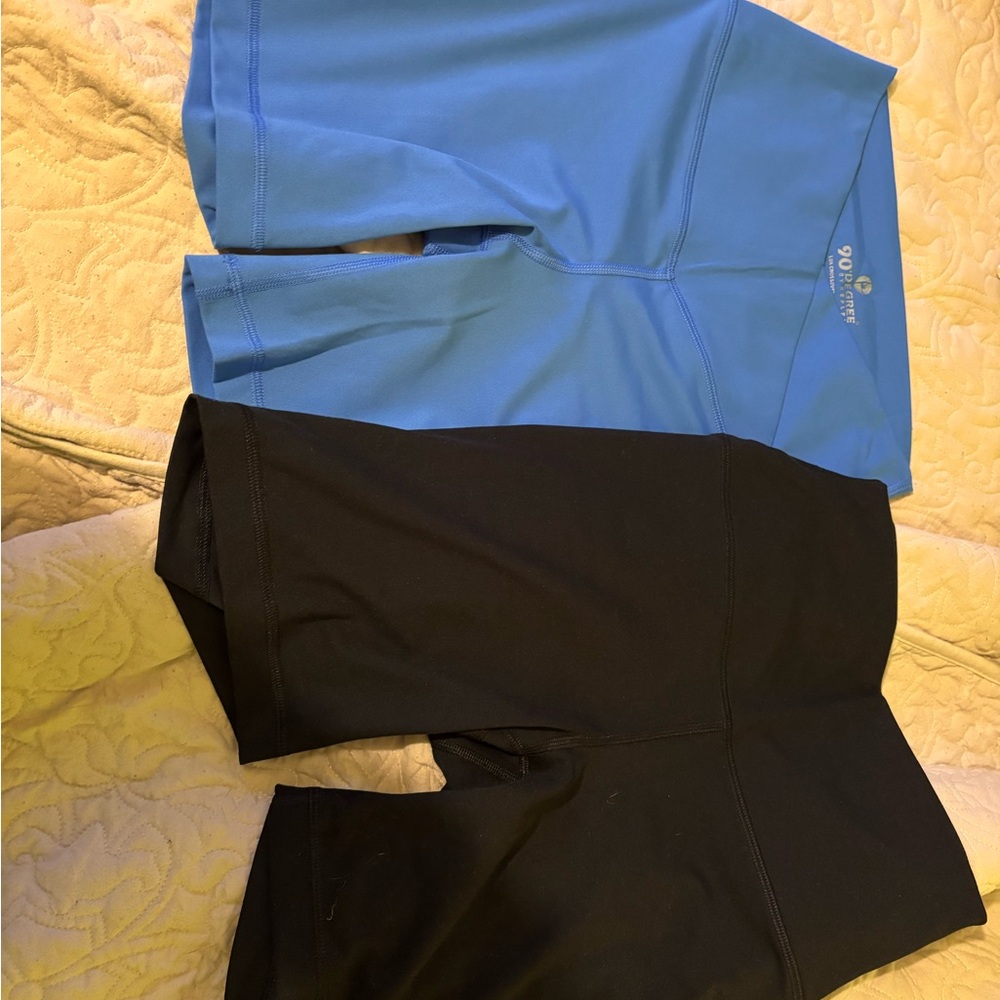 90 Degree By Reflex  Blue and Black Shorts